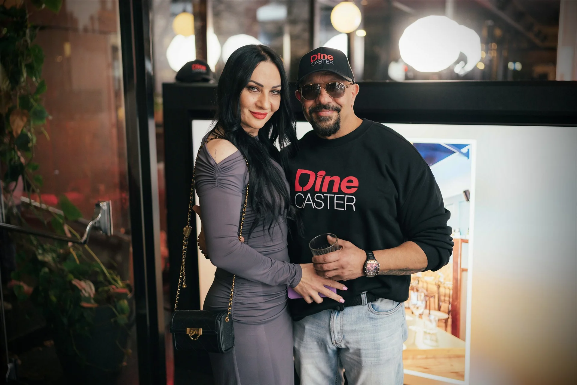 Ray Mancini and artist Biljana Mancini